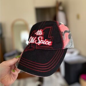 NWT NASCAR OLD SPICE #14 Chase Authentics Hat Cap Tony Stewart Black Camo OSFM